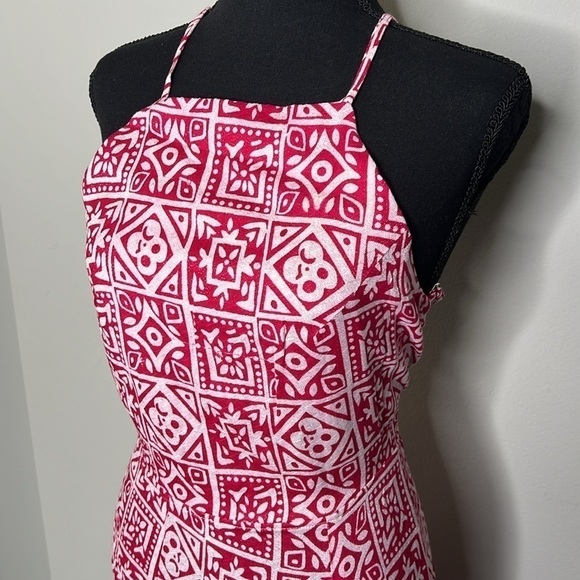 RAGA Backless Boho Mini Dress Metallic Silver Accents Size Small NWT! - Picture 2 of 7